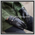 2013 new design man leather black buckle driving glove